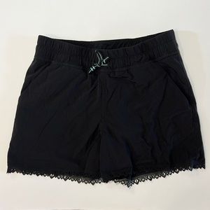 Lululemon kids Athletic shorts with adorable scalloped trim